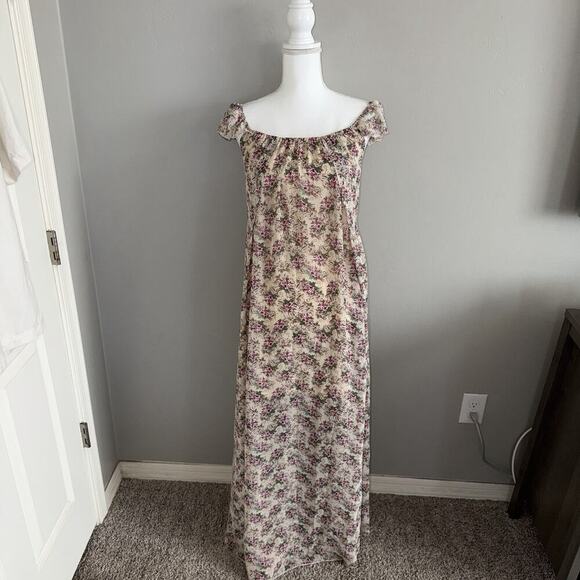 Catch Stitch Dresses & Skirts - Catch Stitch Woman’s Floral Off The Shoulder Maxi Dress Size M Festival Peasant